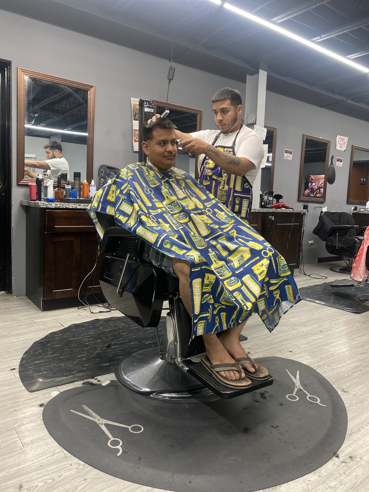 Beard trim at Harrisburg Barbershop